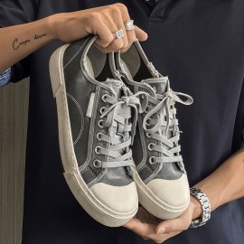 Trendy Canvas Sneakers for Students with a Versatile Korean Style