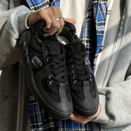 Men'S & Women'S All-Season Korean Style Low-Top Sneakers - White & Orange Minimalist Round-Toe Design, Breathable Fabric Upper, Cushioned Rubber Sole, Unisex Casual Shoes for Casual Attire, Gym, Office & Semi-Formal Events - Versatile All-Season Comfortable Sneakers, Men Sneaker, Men Shoe, Men Casual Shoe, Men Canva Shoe