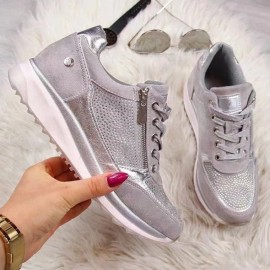 Women's Casual Easy-On Sneakers, Comfort Loafers with Wider Fit& Lightweight Sole, Korean Inspired Design Multiple Sizes Available