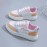 New Women'S Perforated Sports Shoes | Color-Block Thick Sole Casual Flats, Lace-up Closure, Low Top, All-season, EVA Material