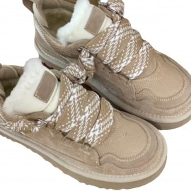 Women's Wide Width Winter Boots 2025, High Top Thermal Boots with Faux Fur, Thick Platform Sole Snowproof Ankle Boots