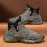 Men's Mid-Top Outdoor Large Size Trendy Versatile Thick-Soled Wear-Resistant Fashion Casual Sneakers